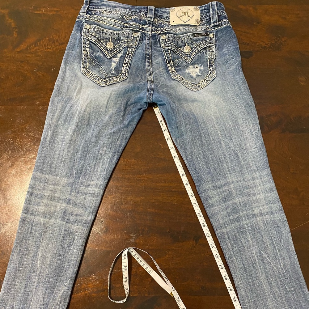 Miss Me jeans Size medium. Length Short Blue Jeans